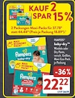 baby-dry Angebote von Pampers bei ALDI SÜD Saarbrücken für 22,22 €