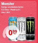 Energy Angebote von Monster bei Getränke Hoffmann Langenfeld für 0,99 €