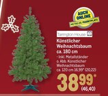 Metro Hannover - Künstlicher Weihnachtsbaum Angebot im Prospekt Künstlicher Weihnachtsbaum bei Metro im Hannover Prospekt für 46,40 €