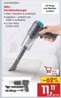 Akku-Handstaubsauger Angebote von CLEANmaxx bei Netto Marken-Discount Unna für 11,11 €