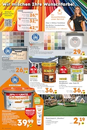 Wandfarbe Angebot im aktuellen Globus-Baumarkt Prospekt auf Seite 12