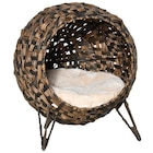 POCO - PawHut Katzenhaus braun Rattan B/H/L: ca. 46x58x54 cm Angebot im Prospekt PawHut Katzenhaus braun Rattan B/H/L: ca. 46x58x54 cm bei POCO im Prospekt für 53,49 €