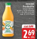 Fruchtsäfte Angebote von innocent bei EDEKA Lippstadt für 2,69 €