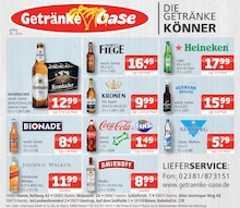 Getränke Oase Prospekt: "Aktuelle Angebote", 1 Seite, 20.04.2026 - 25.04.2026