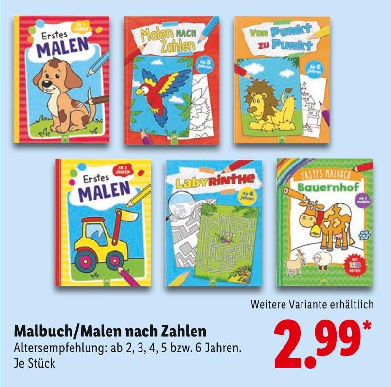 Malbuch/Malen nach Zahlen