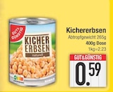 Kichererbsen von Gut & Günstig im aktuellen EDEKA Prospekt für 0,59 €