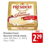EDEKA Geislingen - Carré Gourmet mild & cremig Angebot im Prospekt Carré Gourmet mild & cremig bei EDEKA im Geislingen Prospekt für 2,29 €