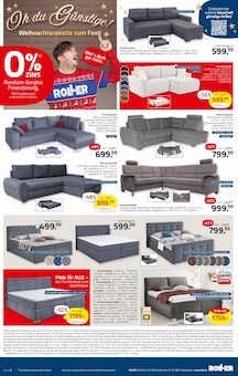 Boxspringbett im ROLLER Prospekt "Weihnachtsrabatte zum Fest!" mit 16 Seiten (Essen)