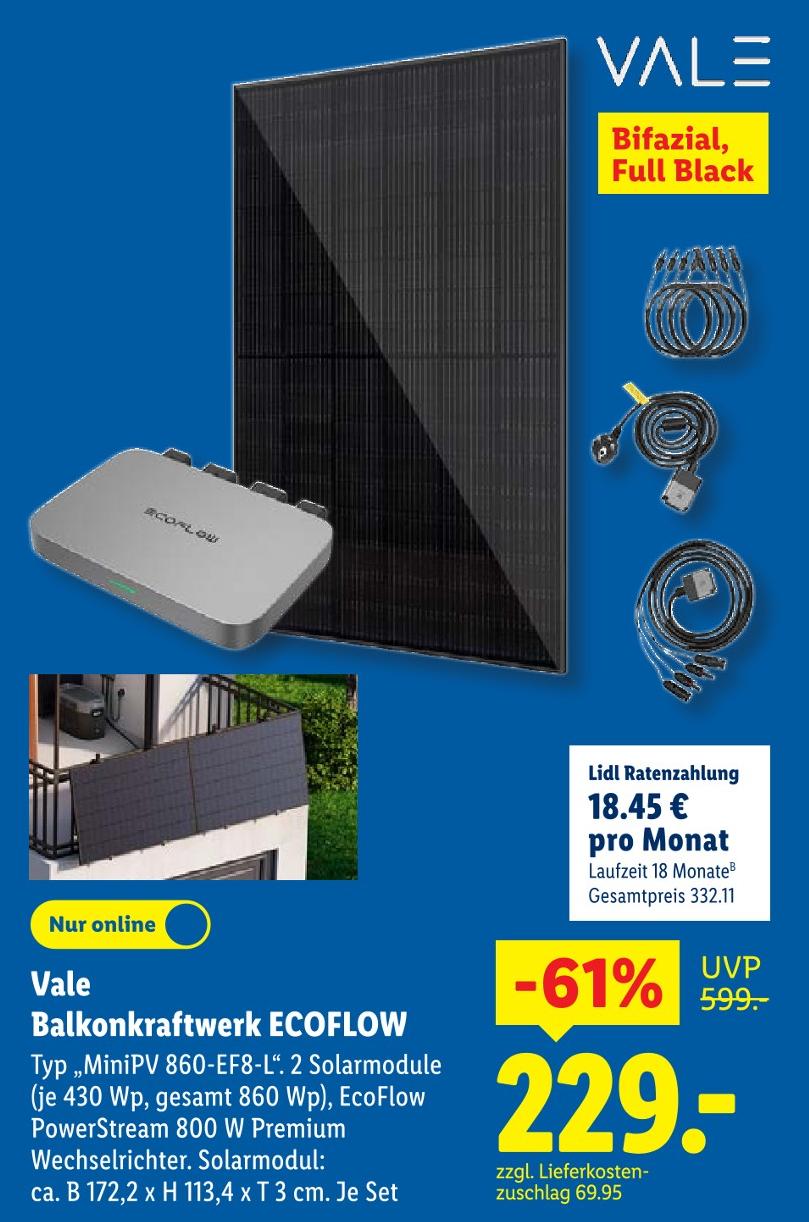 Balkonkraftwerk ECOFLOW