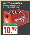 Spacy Cola-Orange Mix im Angebot bei Marktkauf in Marsberg Spacy Cola-Orange Mix Angebote bei Marktkauf Marsberg für 10,99 €