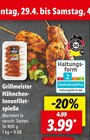 Hähnchen-Innenfiletspieße Angebote von Grillmeister bei Lidl Paderborn für 3,99 €