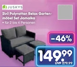 2in1 Polyrattan Relax Gartenmöbel Set Jamaika im Angebot bei Netto Marken-Discount in Buxtehude 2in1 Polyrattan Relax Gartenmöbel Set Jamaika Angebote von Juskys bei Netto Marken-Discount Buxtehude für 149,99 €