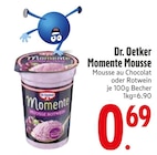 Momente Mousse Mousse au Chocolat von Dr. Oetker im aktuellen EDEKA Prospekt