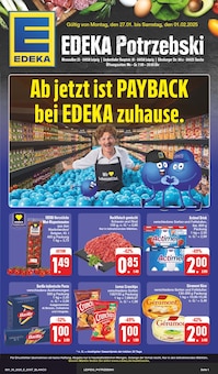 Aktueller EDEKA Prospekt "Wir lieben Lebensmittel!" Seite 1 von 28 Seiten für Wiedemar