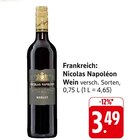 Wein Angebote von Nicolas Napoléon bei E center Heilbronn für 3,49 €