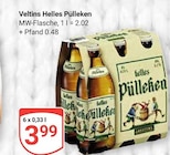 Aktuelle Veltins Angebote bei GLOBUS in Pirmasens Aktuelles Helles Pülleken Angebot bei GLOBUS in Pirmasens ab 3,99 €