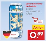 Oktoberfestbier von Löwenbräu im aktuellen Netto Marken-Discount Prospekt für 0,89 €