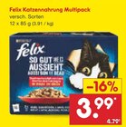 Katzennahrung Multipack im Angebot bei Netto Marken-Discount in Pforzheim Katzennahrung Multipack Angebote von Felix bei Netto Marken-Discount Pforzheim für 3,99 €