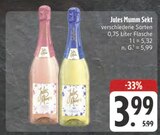 Sekt im Angebot bei EDEKA in Weiden Sekt Angebote von Jules Mumm bei EDEKA Weiden für 3,99 €