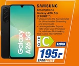 Smartphone Galaxy A26 5G im Angebot bei expert in Peine Smartphone Galaxy A26 5G Angebote von Samsung bei expert Peine für 195,00 €