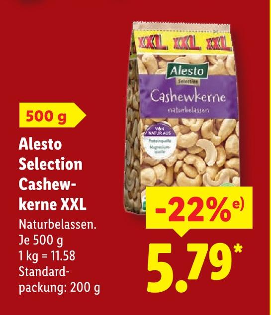 Selection Cashewkerne XXL