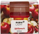 Apfelpunsch Duftglas von Rubin Licht für 1,59 € bei Rossmann im Angebot Apfelpunsch Duftglas von Rubin Licht im aktuellen Rossmann Prospekt