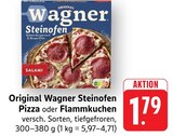 Original Wagner Steinofen Pizza im Angebot bei EDEKA in Schwäbisch Hall Original Wagner Steinofen Pizza Angebote von Wagner bei EDEKA Schwäbisch Hall für 1,79 €