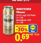 Aktuelles Pilsener Angebot bei Lidl in Marl ab 0,69 €