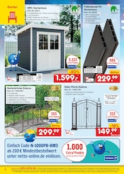 Gartenhaus Angebote im Prospekt "netto-online.de - Exklusive Angebote" von Netto Marken-Discount auf Seite 4