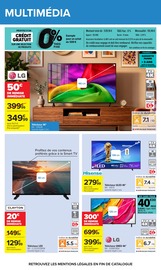 Promos Télévision dans le catalogue "Carrefour" de Carrefour Télévision en promo dans le catalogue Carrefour à la page 70