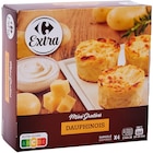 Mini gratins surgelés - CARREFOUR EXTRA - Carrefour Market à Auxerre Mini gratins surgelés - CARREFOUR EXTRA en promo chez Carrefour Market Auxerre à 3,19 €