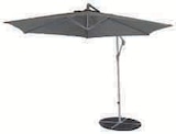 Parasol Excentré Carré 3m avec LEDs en promo chez Hyper U Reims à 259,00 €
