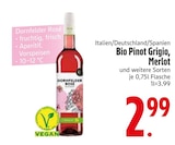 Bio Pinot Grigio, Merlot von Dornfelder Rosé im aktuellen EDEKA Prospekt