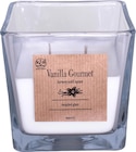 Duftkerze im Glas Vanille im dm-drogerie markt Prospekt zum Preis von 4,95 €