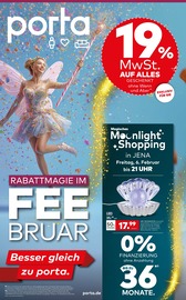 porta Möbel Möbel & Einrichtung Prospekt der aktuellen Woche mit 4 Seiten, gültig von 01.02.2026 bis 07.02.2026, in Udestedt und Umgebung Aktueller porta Möbel Möbel & Einrichtung Prospekt in Udestedt und Umgebung, "BESSER GLEICH ZU PORTA" mit 4 Seiten, 01.02.2026 - 07.02.2026