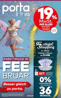 Aktueller porta Möbel Prospekt (Mattstedt, 4 Seiten zum blättern porta Möbel Prospekt BESSER GLEICH ZU PORTA mit 4 Seiten
