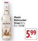 Rohrzucker Sirup Angebote von Monin bei E center Worms für 5,99 €