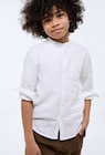 Promo Chemise col mao unie en 100% lin à 12,99 € dans le catalogue Monoprix Bordeaux Saint Christoly à Mérignac