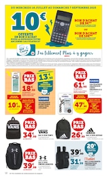 Prix et réduction Adidas dans le prospectus Super U en cours Offre Adidas dans le catalogue Super U du moment à la page 12