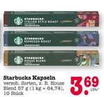 Kapseln Angebote von Starbucks bei E center Wiesbaden für 3,69 €