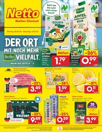 Netto Marken-Discount Prospekt "Aktuelle Angebote" für Wuppertal, 54 Seiten, 08.04.2024 - 13.04.2024