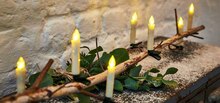 LED-Baumkerzen-Lichterkette