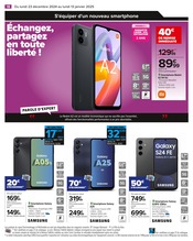 Samsung Galaxy S Angebote im Prospekt "DÉMARREZ L'ANNÉE AVEC DES OFFRES DERNIER CRI !" von Carrefour auf Seite 22