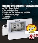 Doppel-Projektions-Funkwecker Angebote von Mebus bei POCO Wesel für 9,99 €