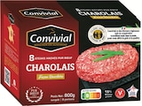 8 steaks hachés pur bœuf charolais surgelés - CONVIVIAL dans le catalogue Intermarché Express