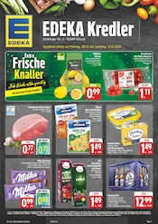 EDEKA Supermarkt Prospekt der aktuellen Woche mit 28 Seiten, gültig von 08.12.2025 bis 13.12.2025, in Hahnbach und Umgebung Aktueller EDEKA Supermarkt Prospekt in Hahnbach und Umgebung, "Wir lieben Lebensmittel!" mit 28 Seiten, 08.12.2025 - 13.12.2025
