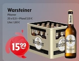 Aktuelle Warsteiner Angebote bei Huster in Plauen Aktuelles Pilsener Angebot bei Huster in Plauen ab 15,99 €