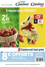 Catalogue Casino Shop "# Craquez pour Pâques !", 12 pages, à Angers, 01/04/2020 - 13/04/2020 Prospectus Casino Shop "# Craquez pour Pâques !", 12 pages, à Angers, 01/04/2020 - 13/04/2020