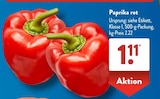 Paprika rot von  im aktuellen ALDI SÜD Prospekt für 1,11 €