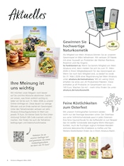 Aktueller Alnatura Prospekt mit Joghurt, "Alnatura Magazin", Seite 6